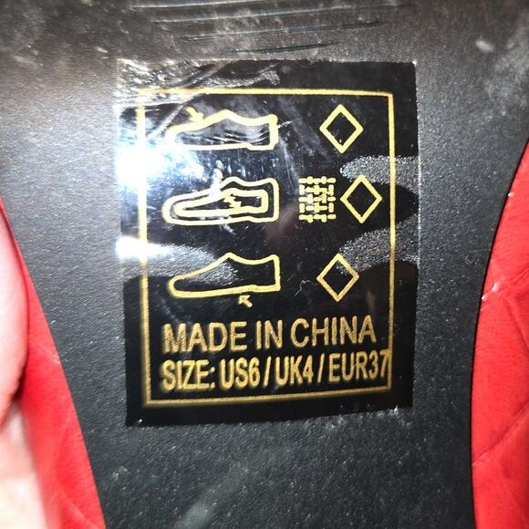 Qupid 6 Red Faux Alligator Women's Ankle Boots 4 Inch High Heel Shoe Girl's - Picture 6 of 9